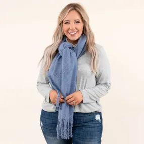 Wrapped In Warmth Scarf, Blue